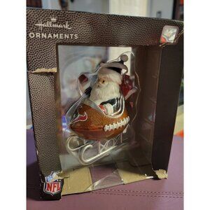 Hallmark Houston Texans Santa Sleigh Christmas‎ Holiday Ornament (Damaged Box)
